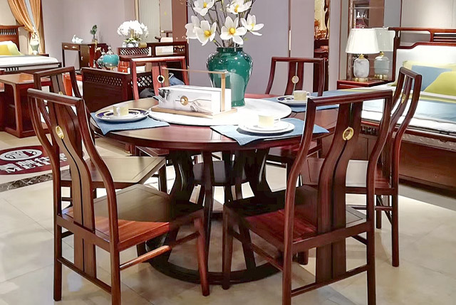 新中式家具餐桌案例風采
