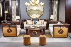 新中式家具中式會所設計風格，江南小調的美韻
